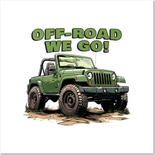 Off-road we go! Posters and Art